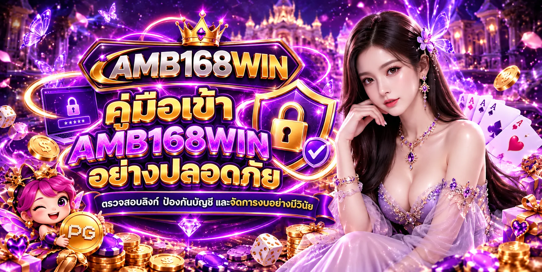 AMB168WIN คู่มือเข้าเว็บ ป้องกันบัญชีและจัดการงบ